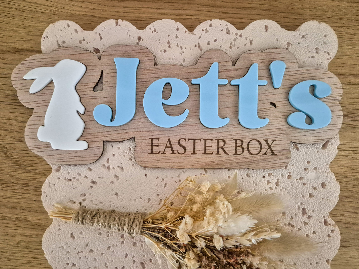 DIY Easter Crate (Bunny) - PLAQUE ONLY