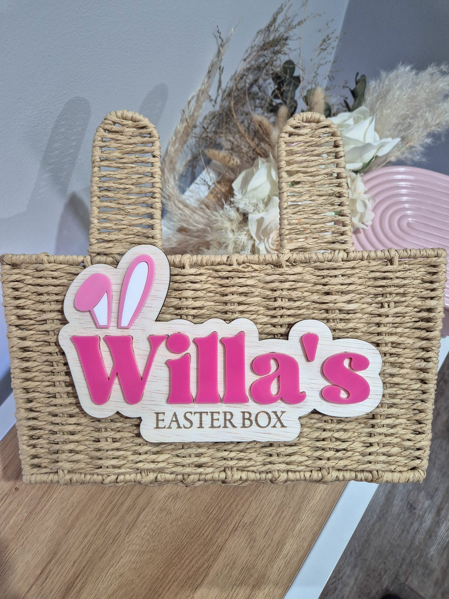 DIY Easter Crate (Bunny Ears) - PLAQUE ONLY