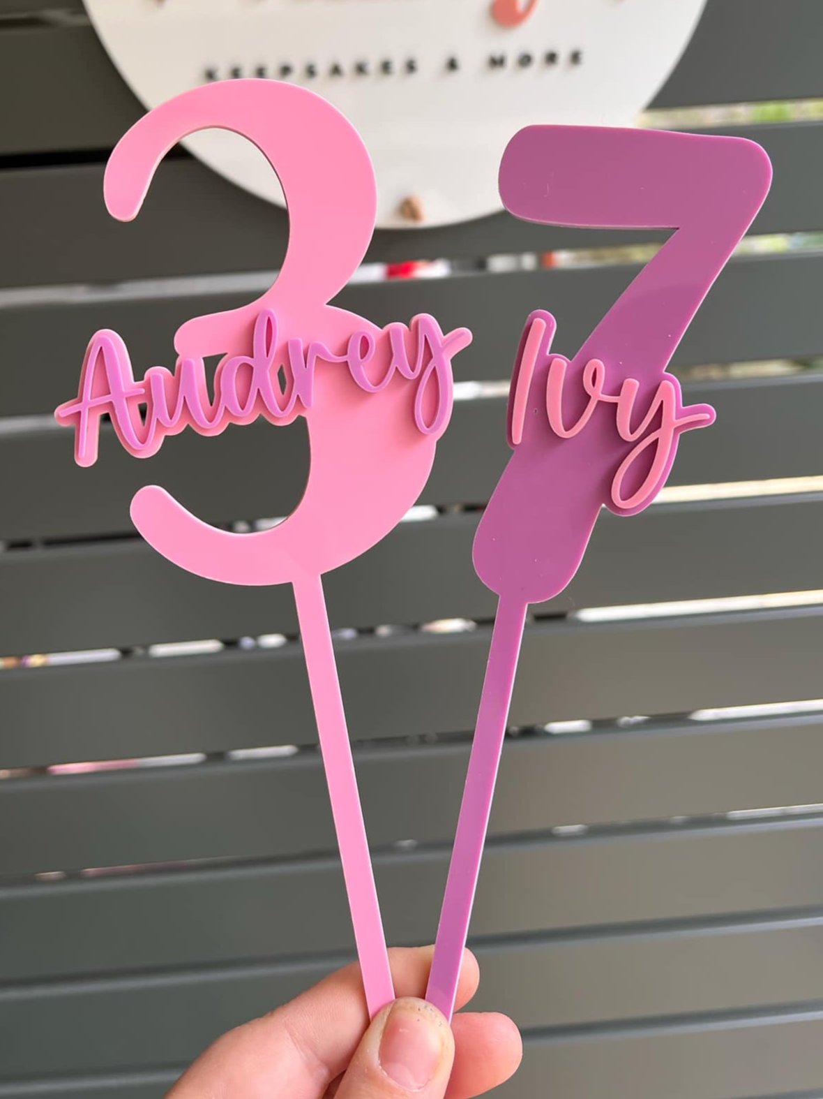 Age Cake Topper