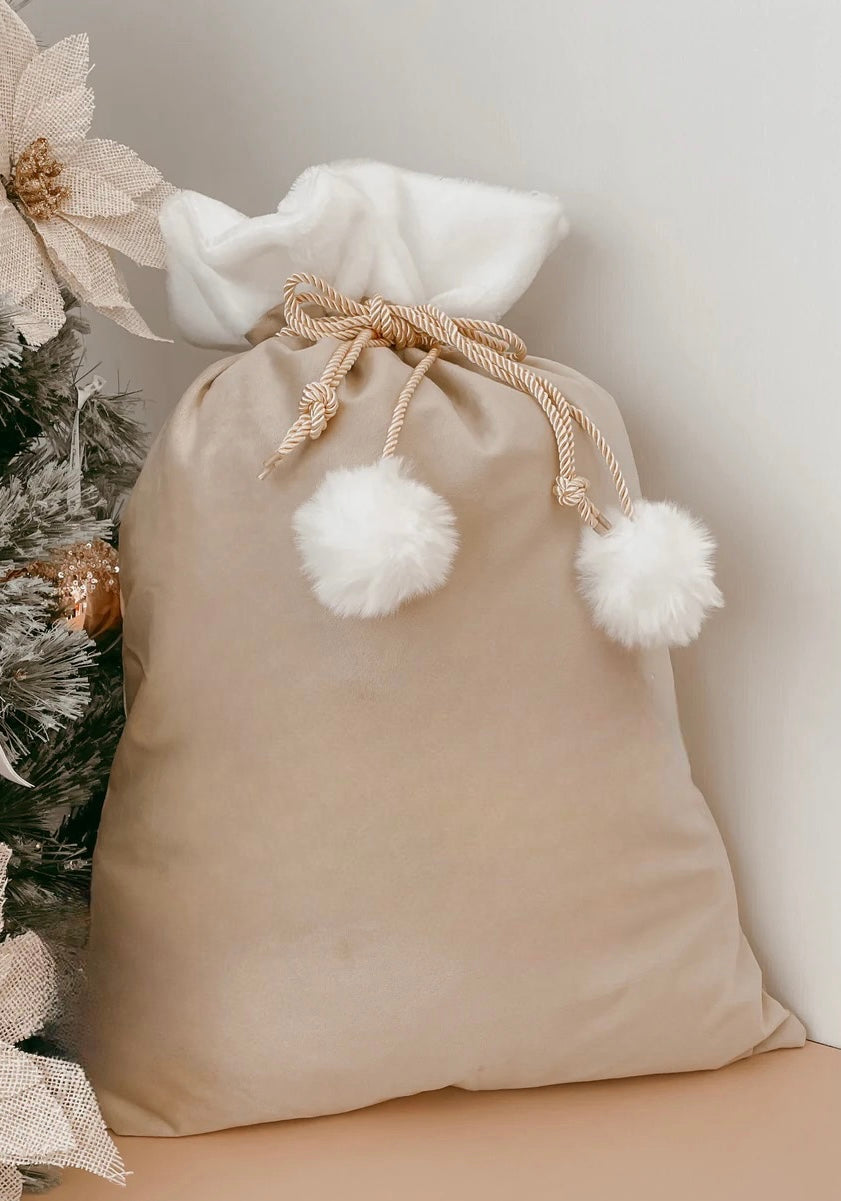 2024 Personalised Christmas Velvet Santa Sack