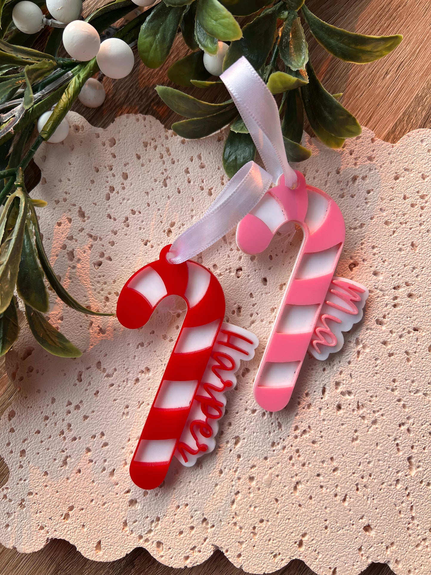 Candy Cane Christmas Ornament