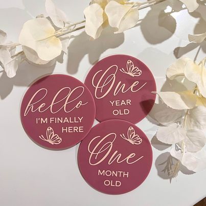 Acrylic Milestone Discs