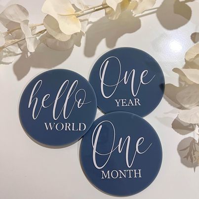 Acrylic Milestone Discs