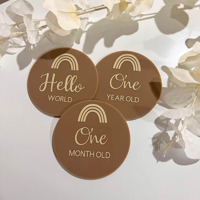 Acrylic Milestone Discs