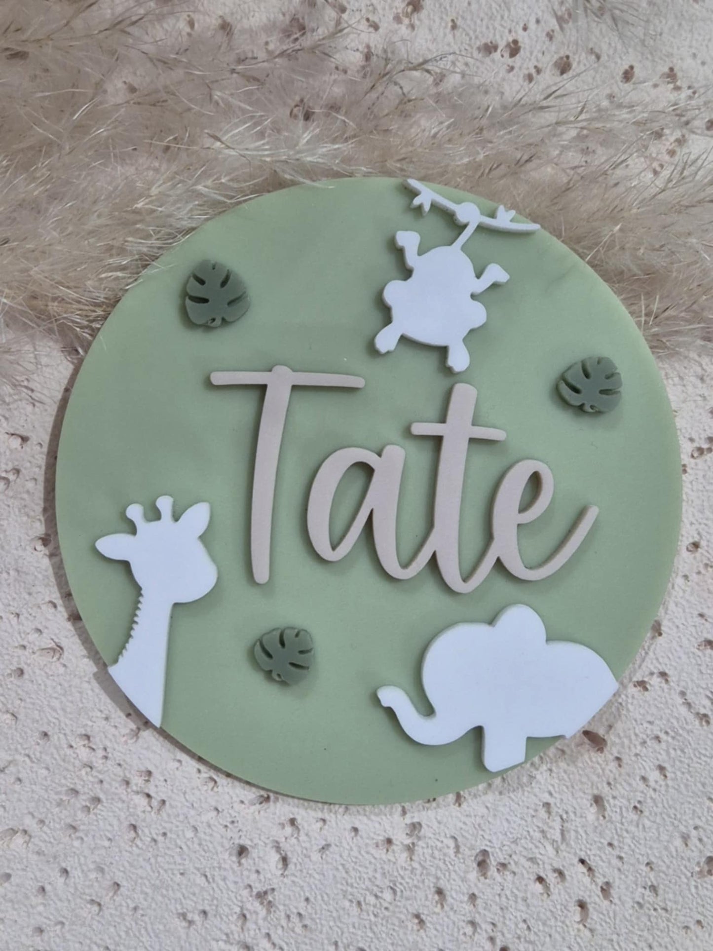 Name Announcement Plaque - Wild Jungle