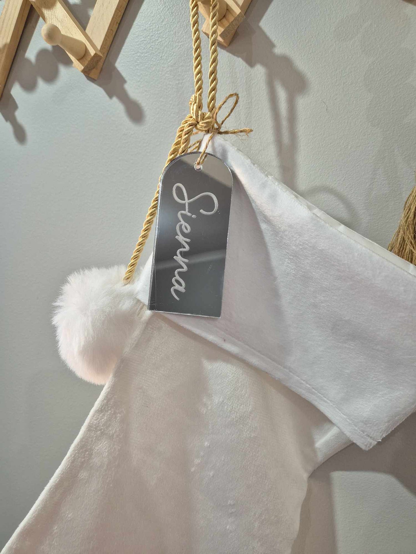 Stocking Name TAG ONLY
