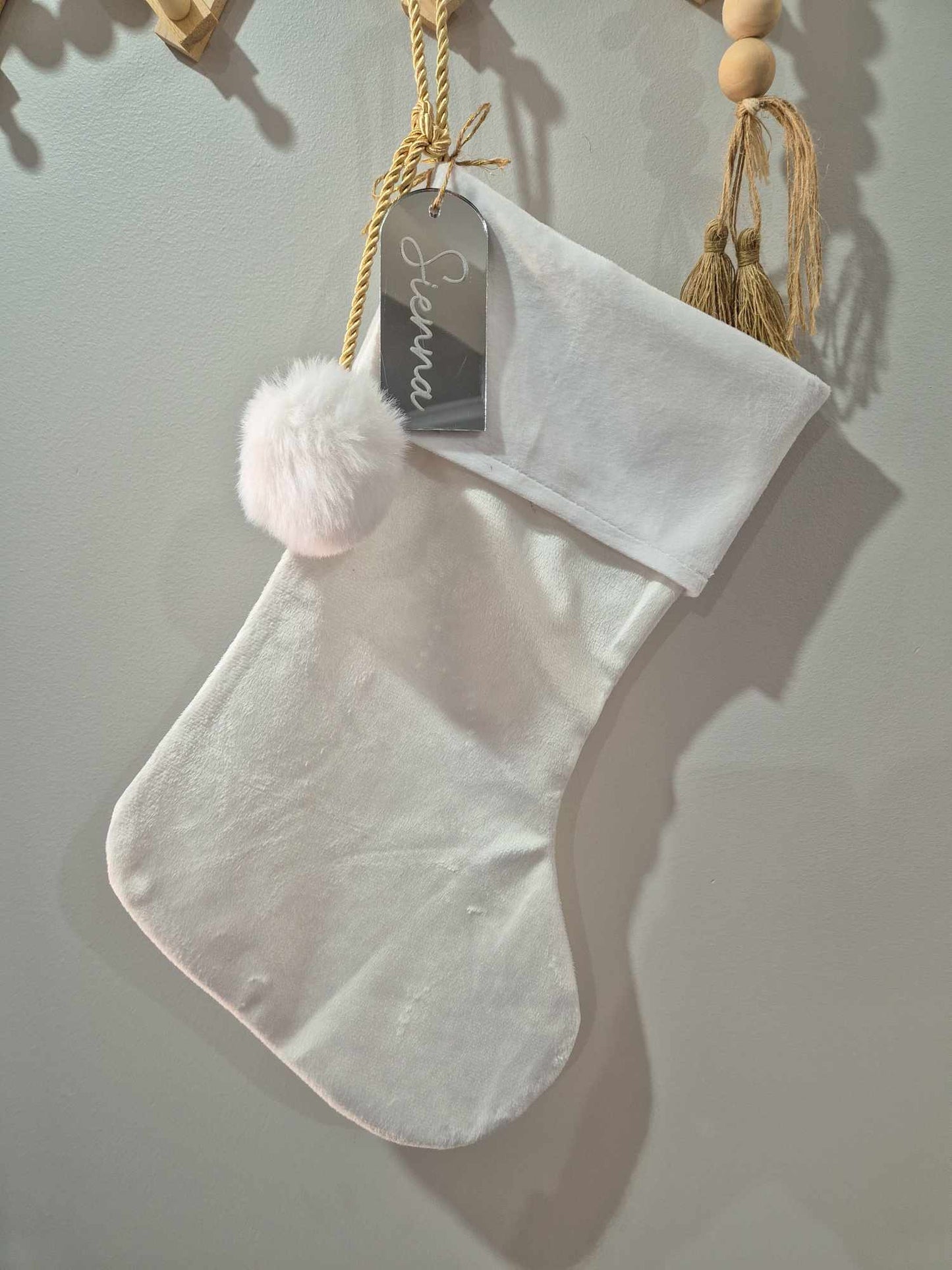 Stocking Name TAG ONLY