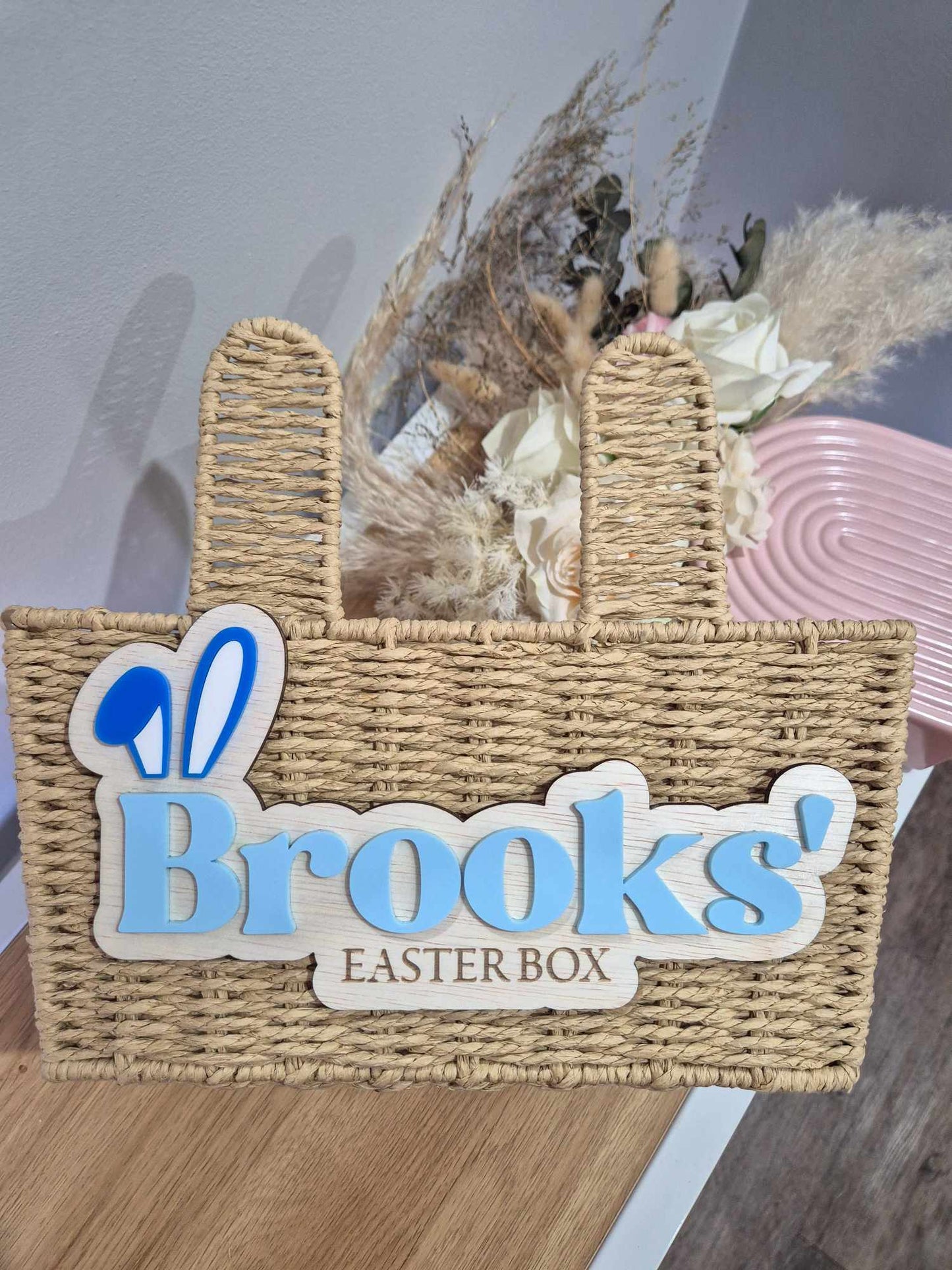DIY Easter Crate (Bunny Ears) - PLAQUE ONLY