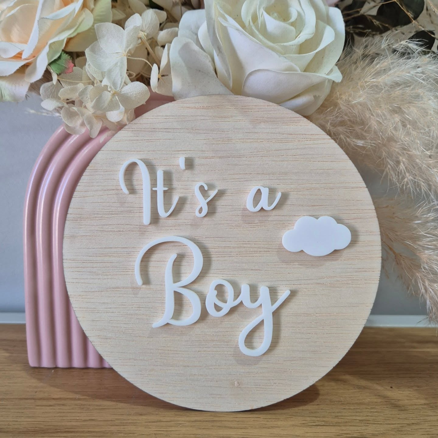 Reversible Boy/Girl Plaque