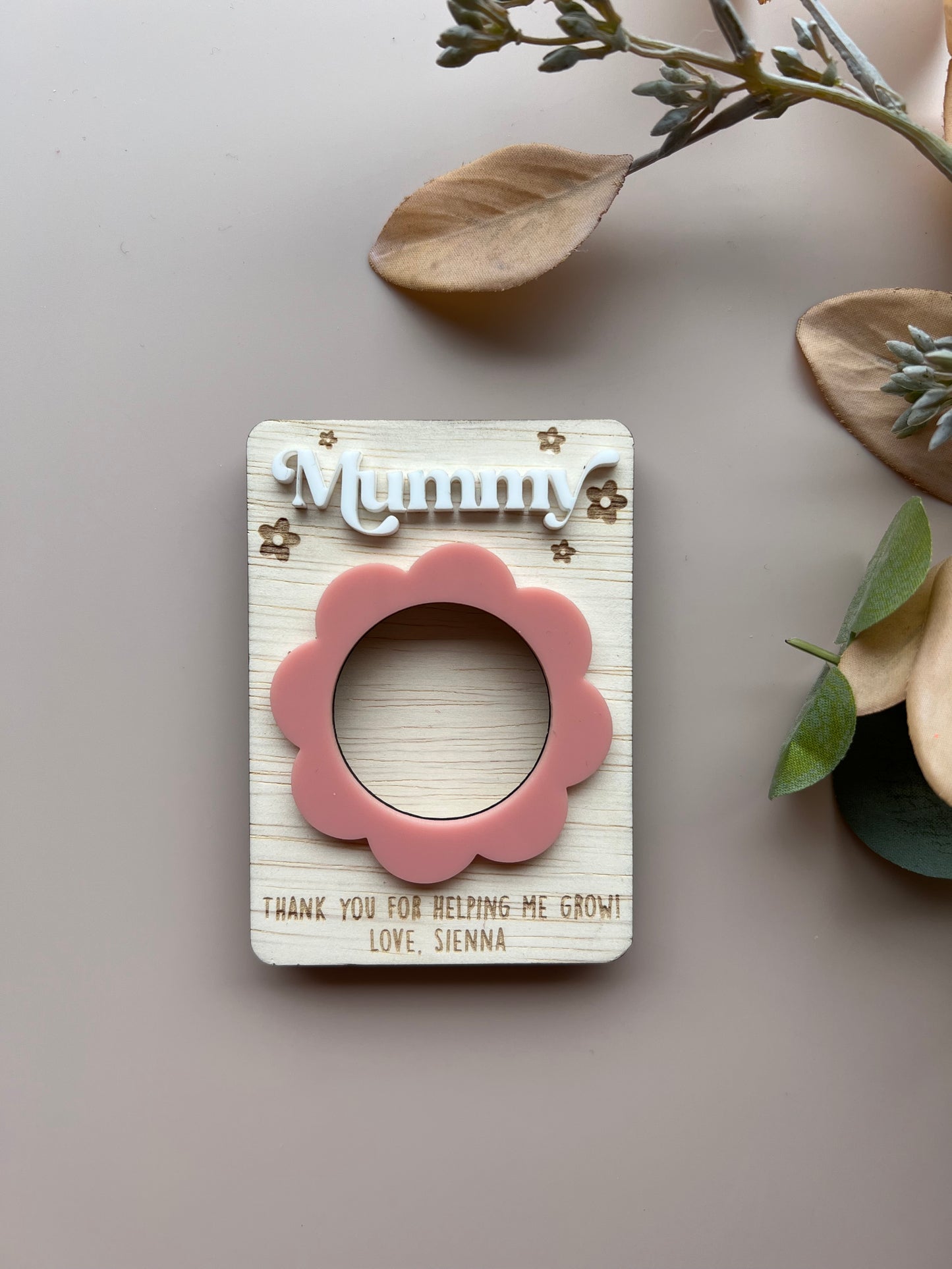 Mothers Day Fridge Picture Frame 2"x3" Mini Photo