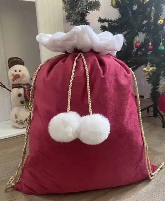 2024 Personalised Christmas Velvet Santa Sack