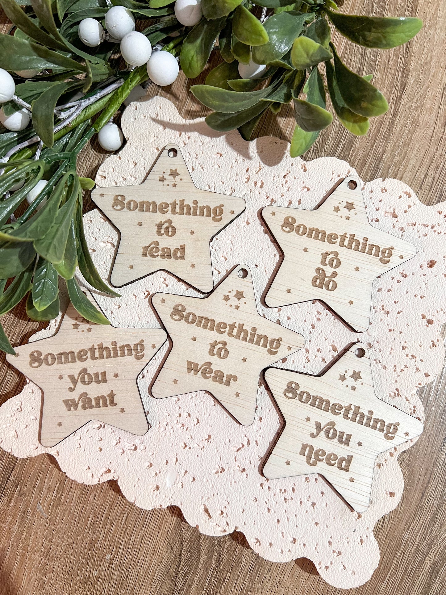 Mindful Gift Tags - Want, Need, Wear, Read, Do