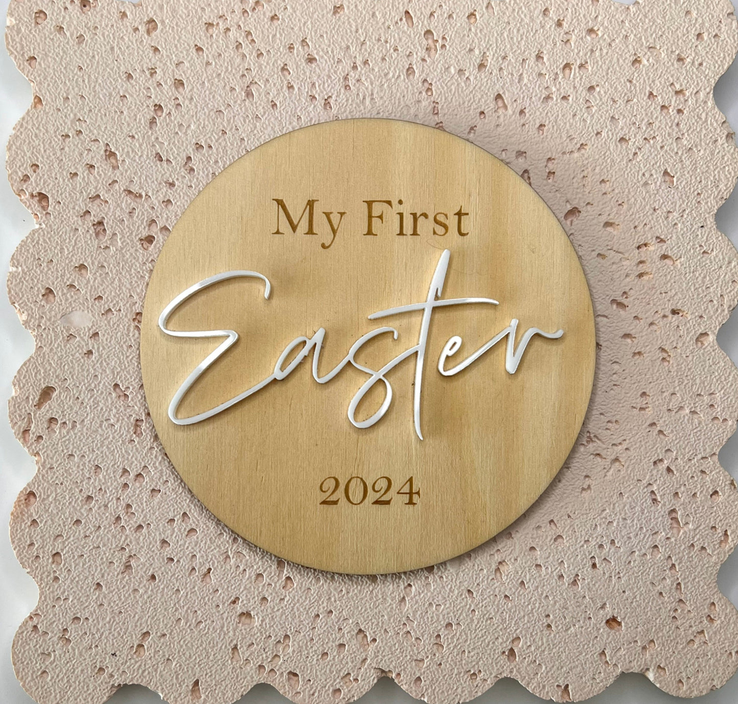 'My First Easter' plaque