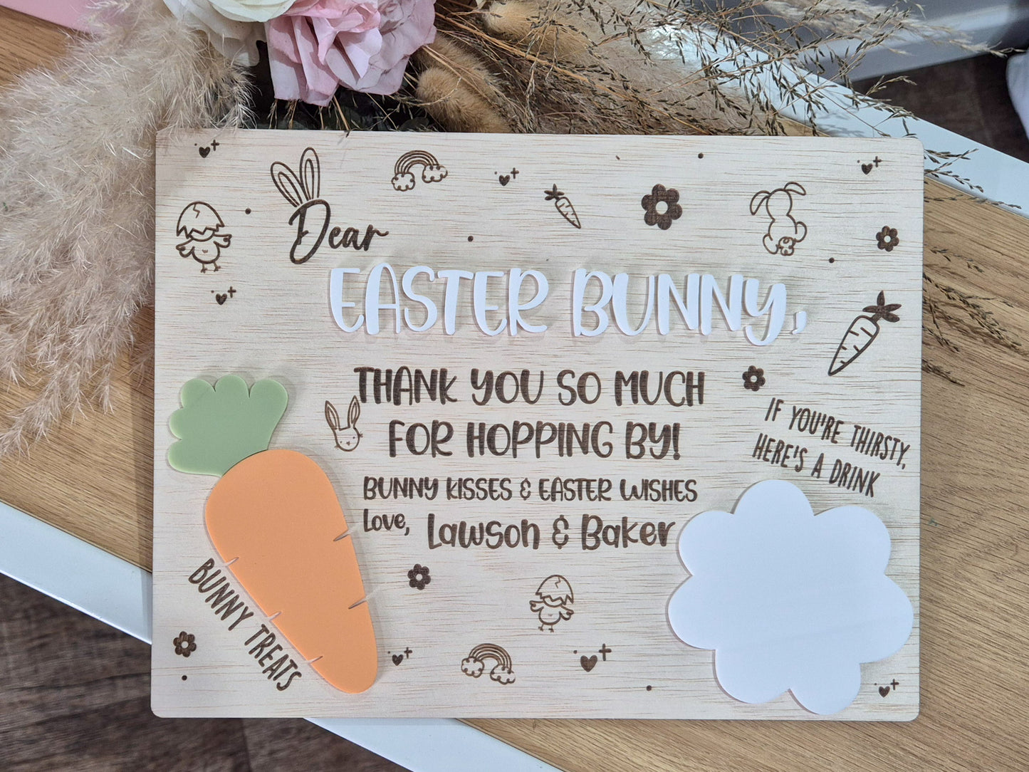 Easter Bunny Treat Board