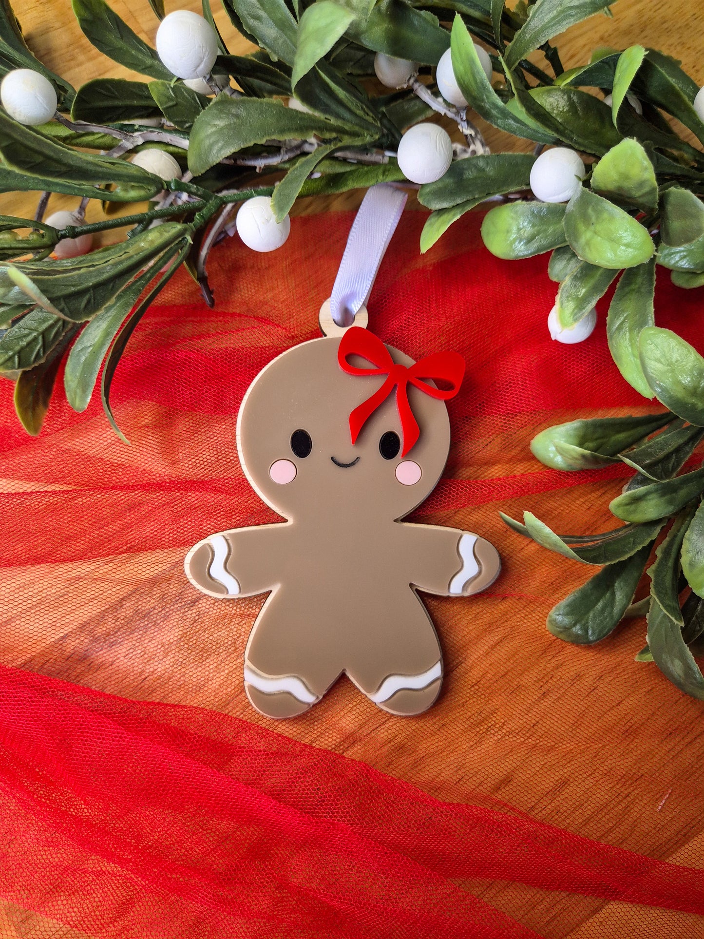 Acrylic Gingerbread Ornament
