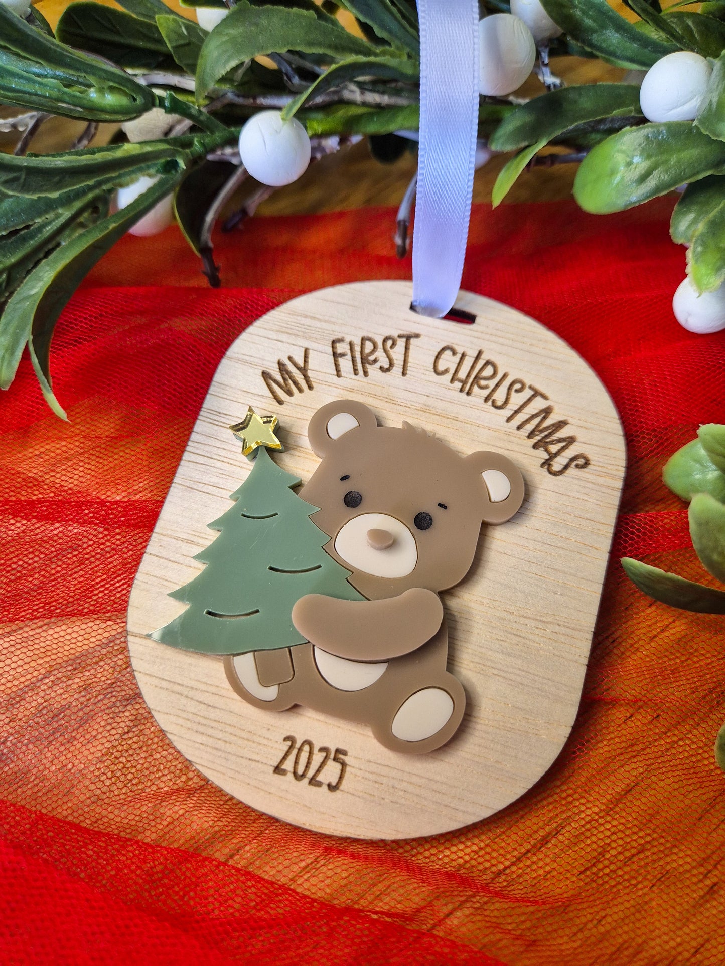 Bear First Christmas Ornament