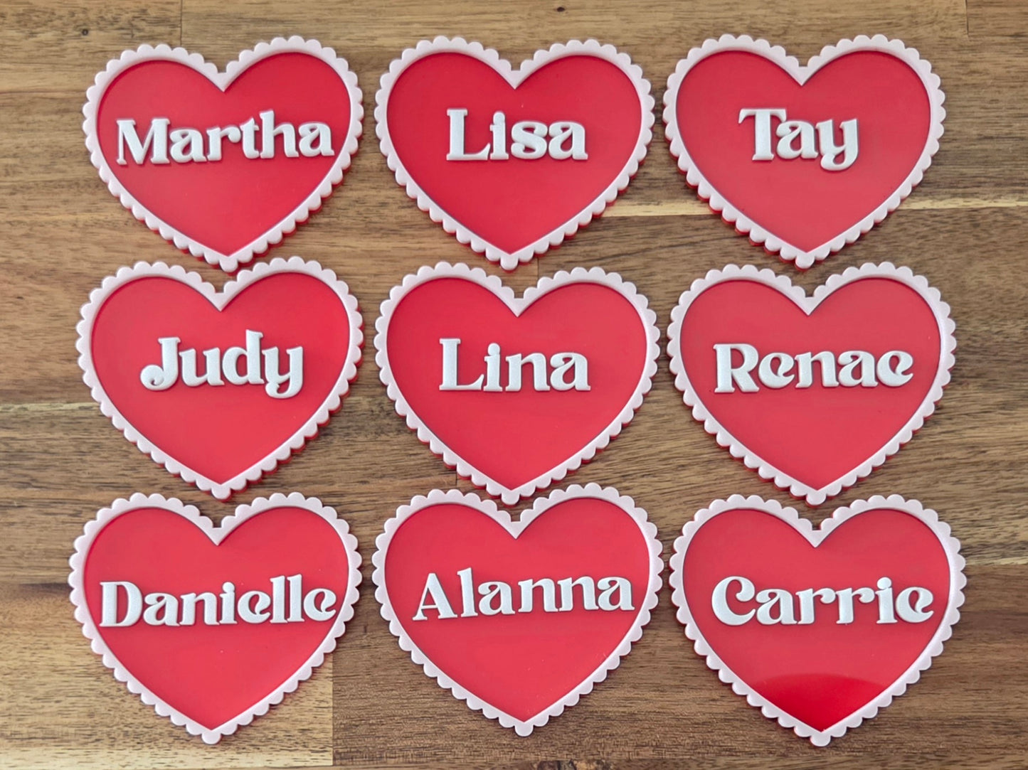 Personalised Name Place Cards