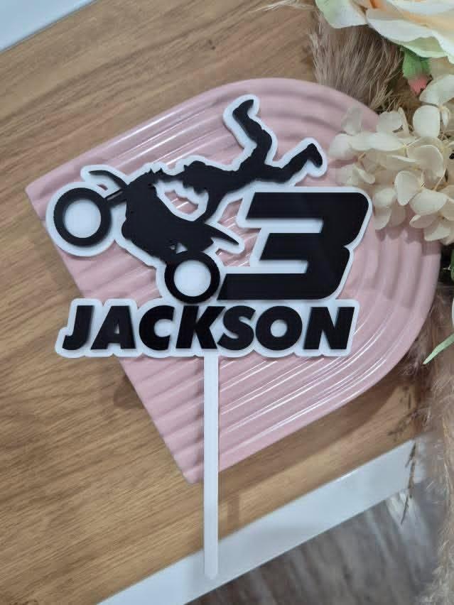 Dirt Bike Cake Topper