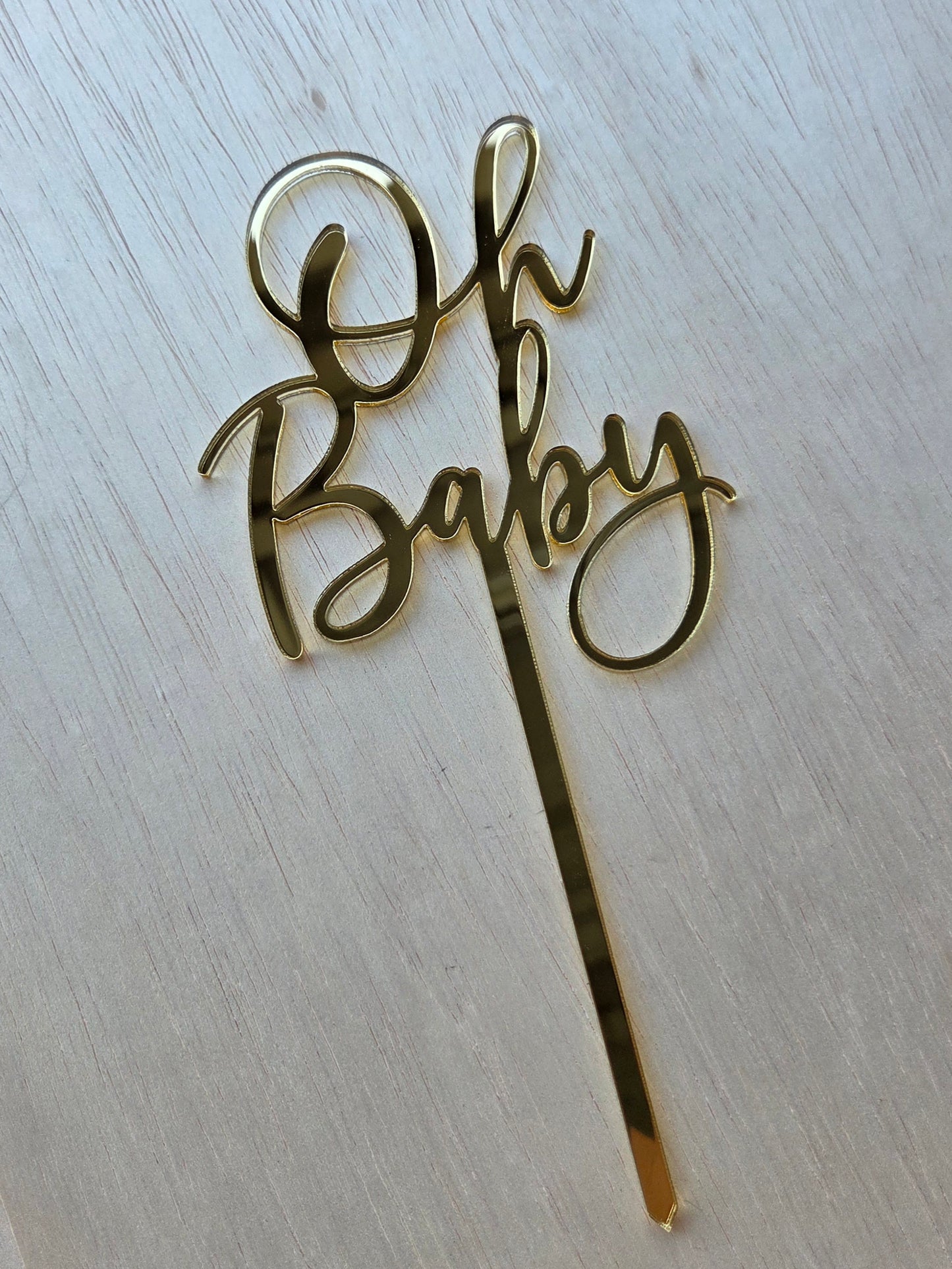 Oh Baby Cake Topper