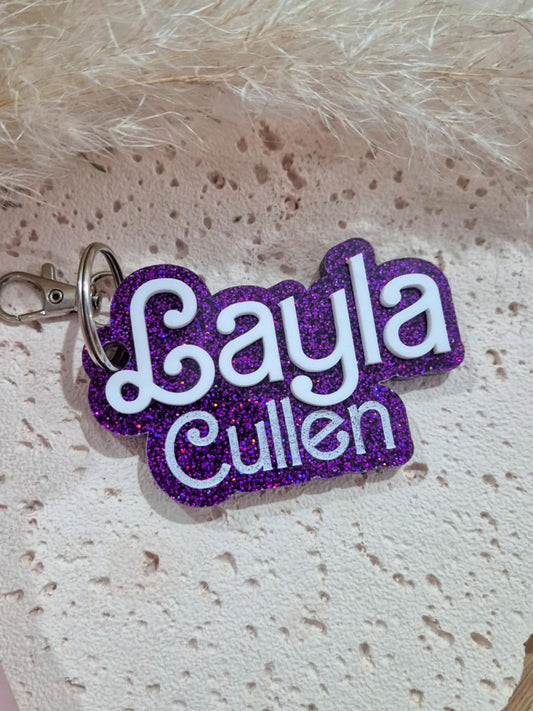 Name Bag Tag - with Surname