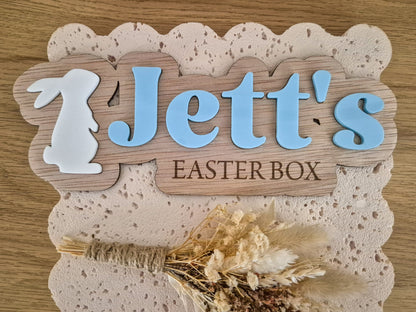DIY Easter Crate (Bunny) - PLAQUE ONLY
