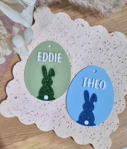 Egg Bunny Tag