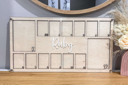 Yearly School Photo Board