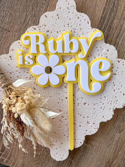 Daisy Cake Topper