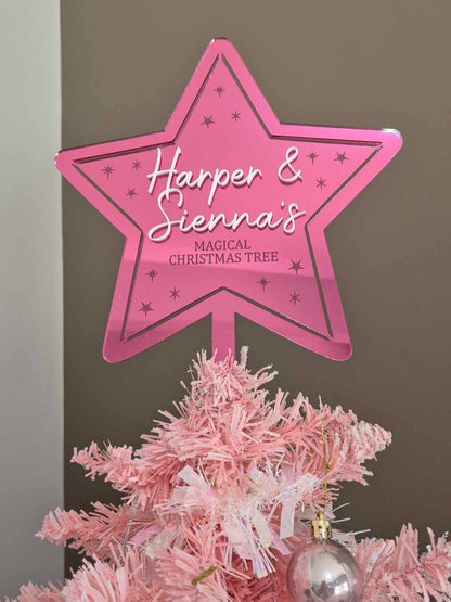 Personalised Christmas Tree Toppers