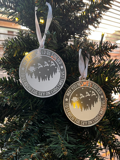 Search The Skies Christmas Ornament