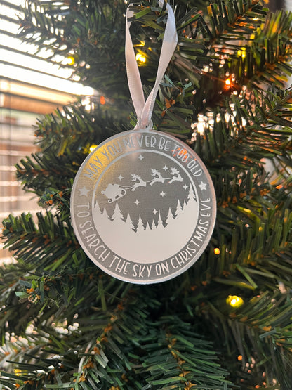 Search The Skies Christmas Ornament