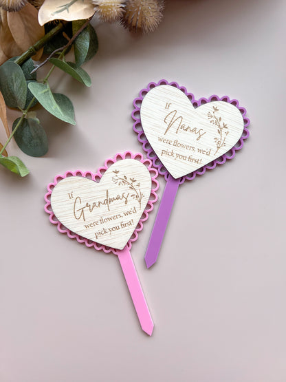 Heart Plant Stake