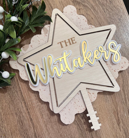 Personalised Christmas Tree Toppers