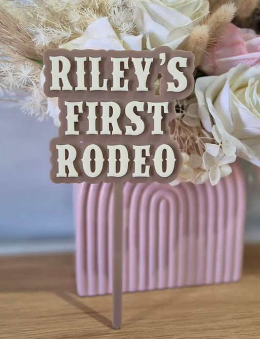 Rodeo Cake Topper