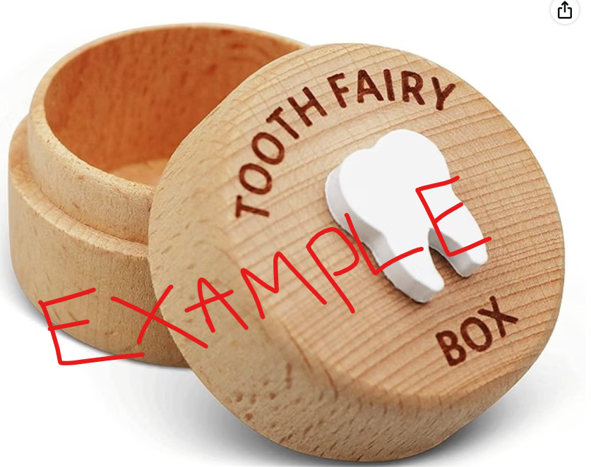 Personalised Tooth Fairy Trinket Box