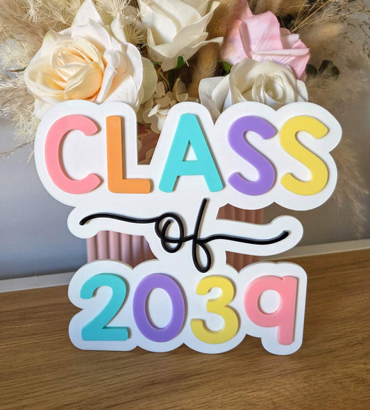 Graduation Year "Class of" Plaque