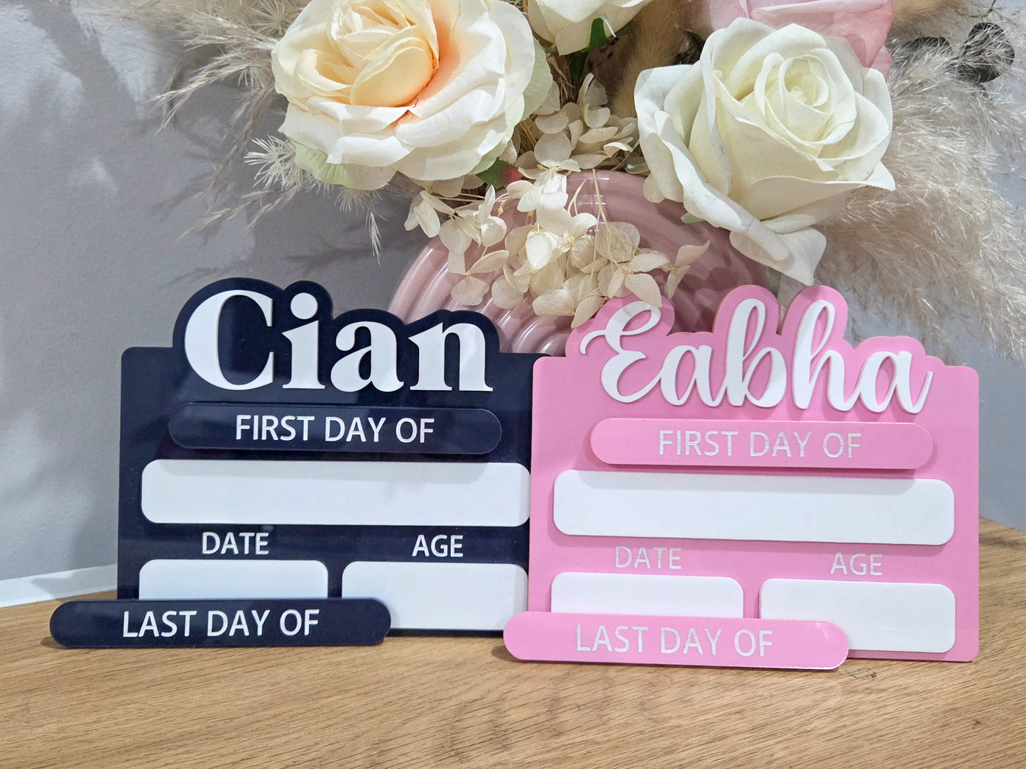 First/Last Day Board Mini (Date & Age)