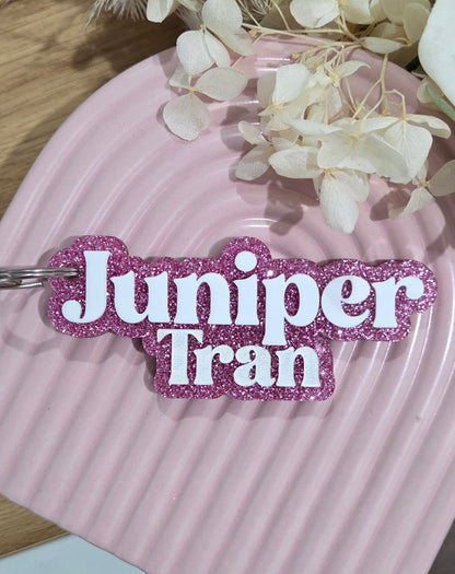 Name Bag Tag - with Surname