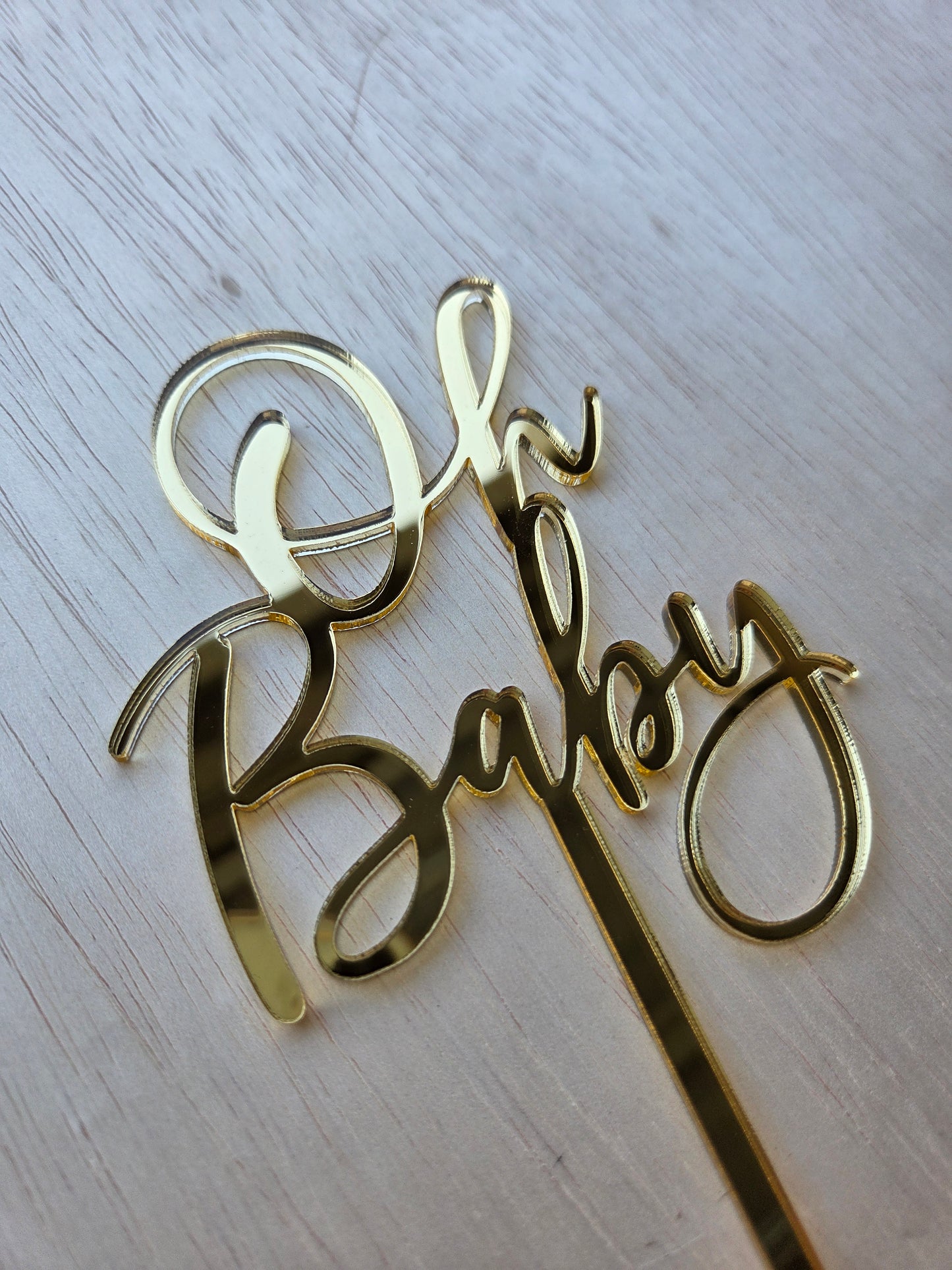 Oh Baby Cake Topper