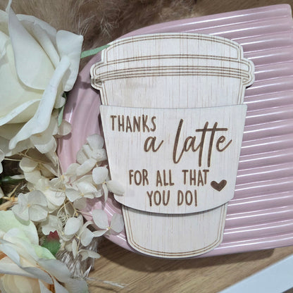 Coffee Cup Giftcard Holder