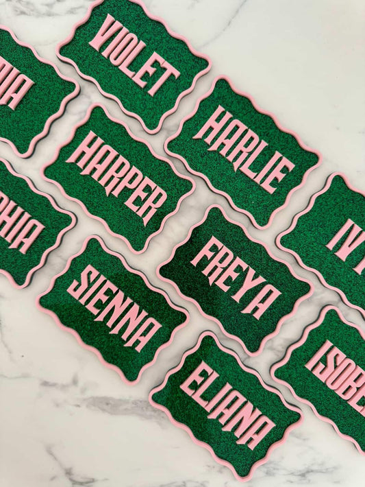 Personalised Name Place Cards