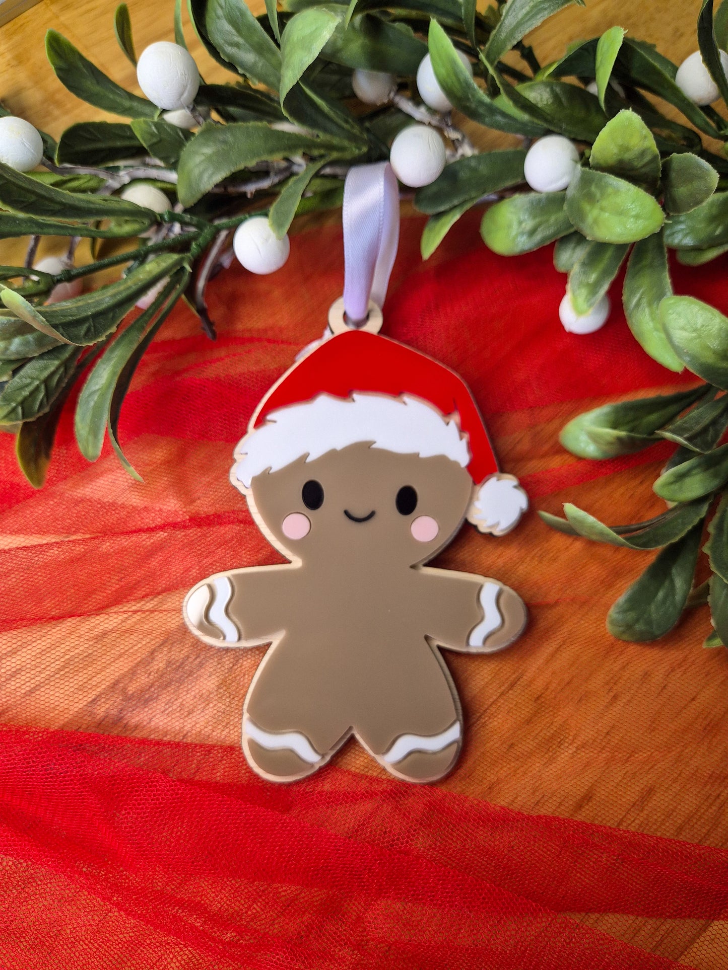 Acrylic Gingerbread Ornament
