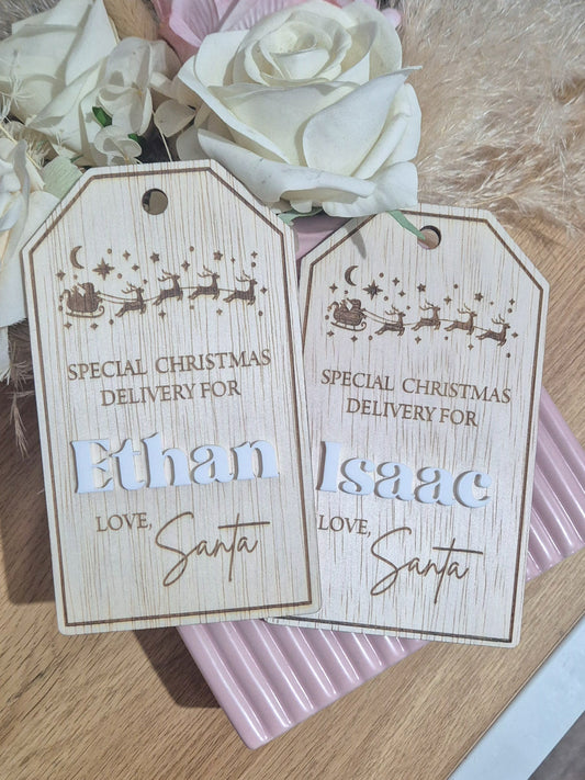 Santa Sack Delivery Tag