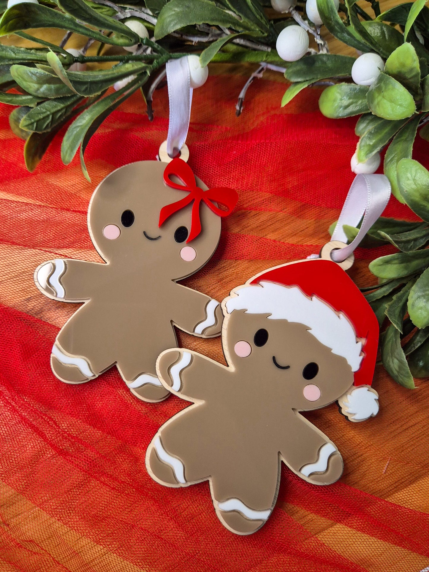 Acrylic Gingerbread Ornament