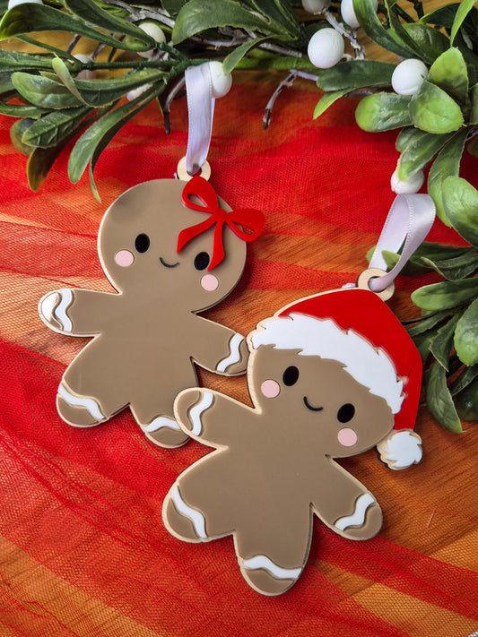 Acrylic Gingerbread Ornament