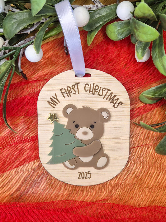 Bear First Christmas Ornament