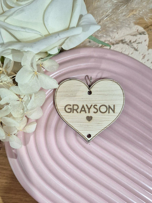 Additional Heart(s) for Grand/Children Heart Hanger Decoration